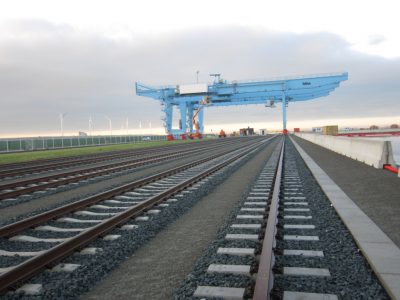 Railsysteem Ballast - APM Maasvlakte