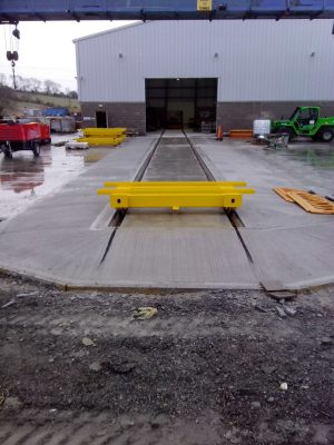 Lorries en railbaan_BalfourBeaty Schotland