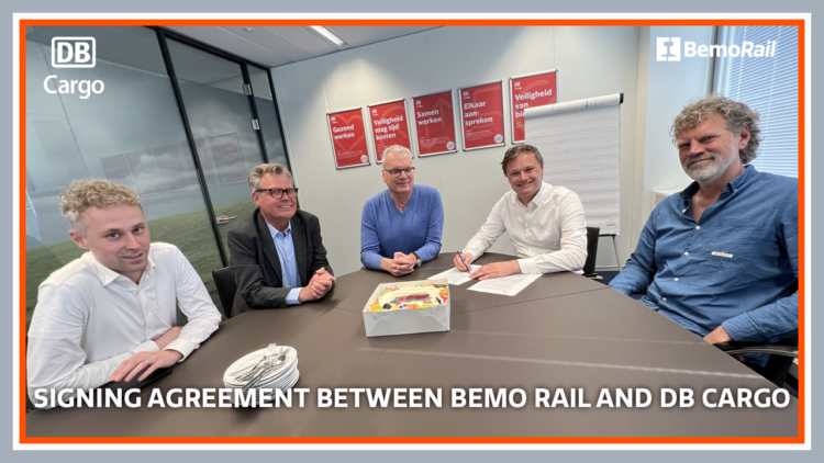Signing of agreement between Bemo Rail and DB Cargo